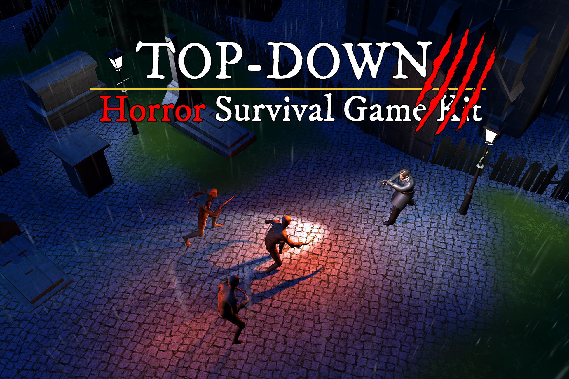 Top Down Horror Survival Complete Template