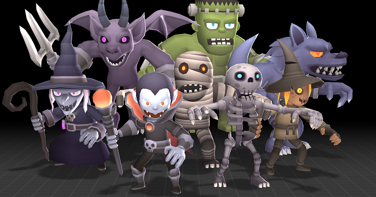 MS - Monsterset 21 | 3D Creatures | Unity Asset Store
