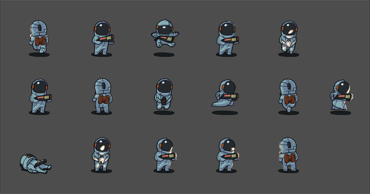 Animated 2D Soldier Character | 2D Characters | Unity Asset Store
