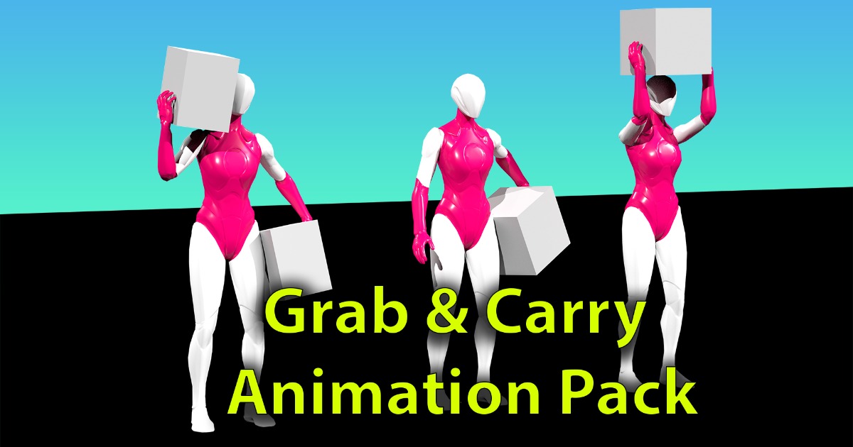 Grab & Carry Animation Pack | 3D Animations | Unity Asset Store