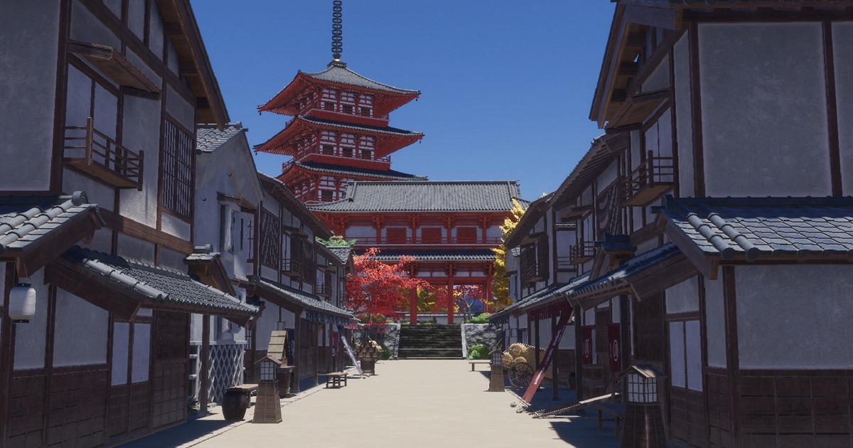 Old Japanese Town | 3D Historic | Unity Asset Store