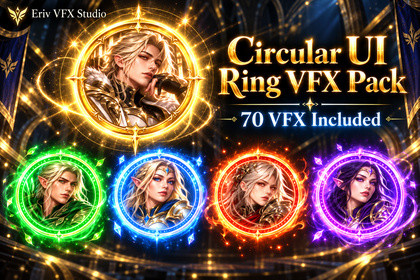 Circular UI Ring VFX Pack