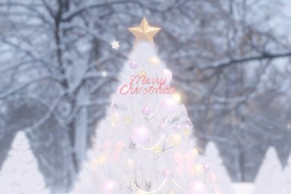 Snow White Christmas Tree