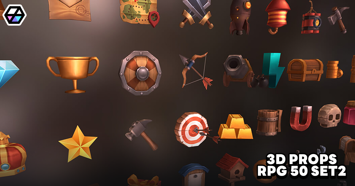 Unity Future Props 3D Props - RPG 50 Set2 | 3D Props | Unity Asset Store