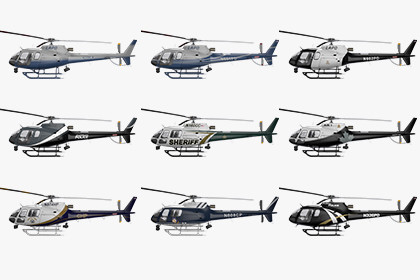 AS-350 Police Helicopters Collection Vol.1 (274)