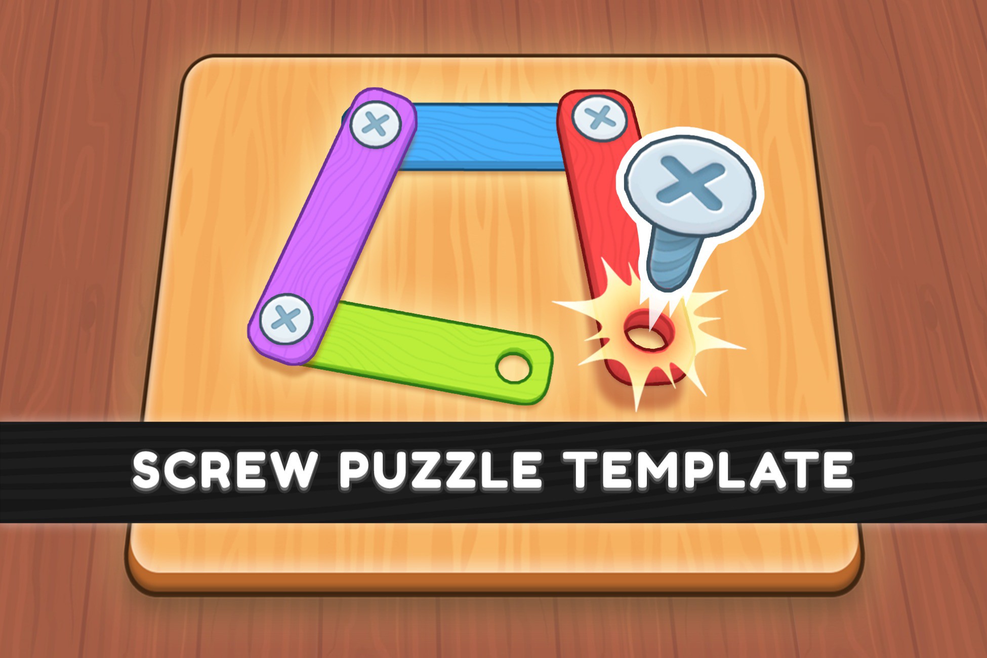 Screw Unity Source Code Screw Puzzle | Template + Editor | 패키지 | Unity Asset Store