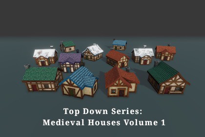 PIDI - Top Down: Medieval Houses Vol 1