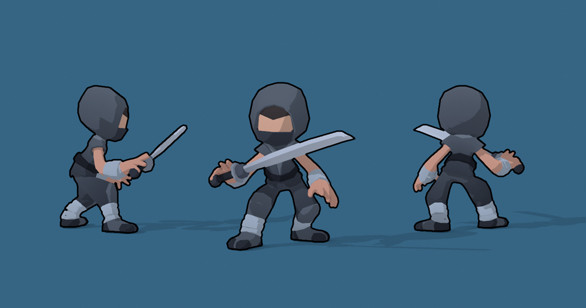 Lowpoly Samurai | 3D Characters | Unity Asset Store