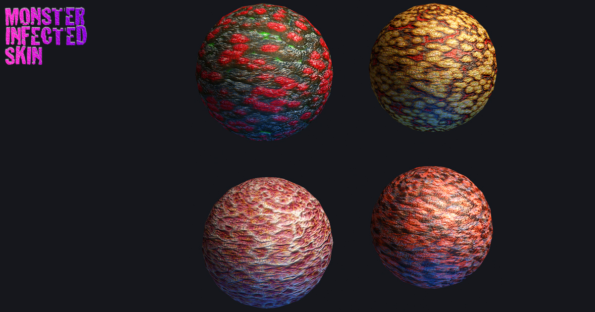 Monster Infected skin | 2D Textures & Materials | Unity Asset Store