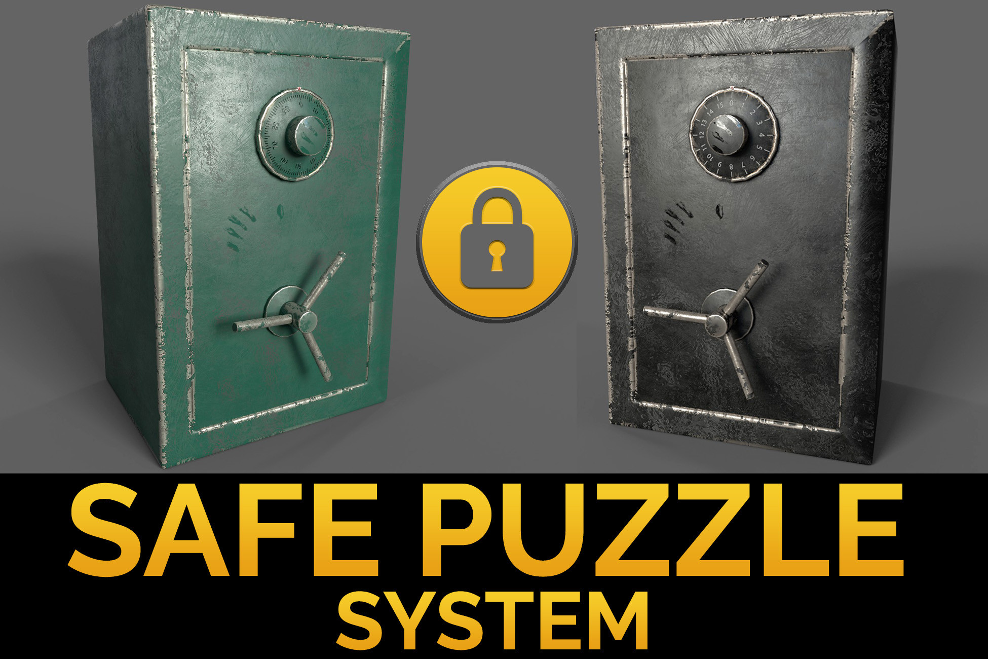 Safe Vault Puzzle System システム Unity Asset Store