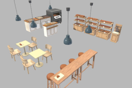 Cute Japanese Bakery Set