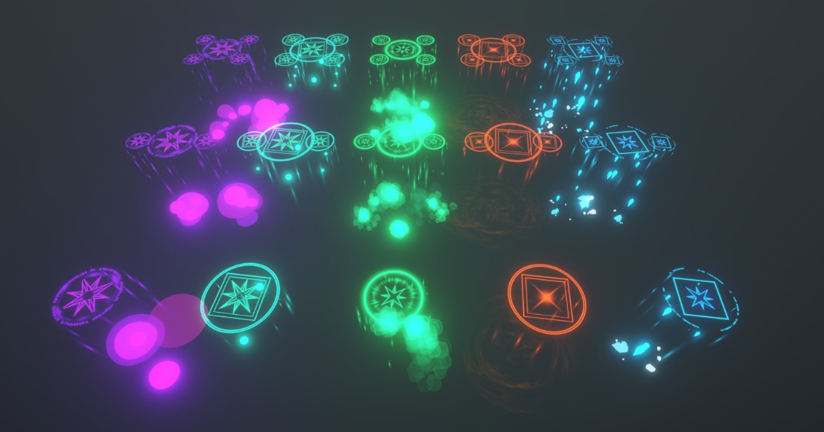 Magic Circle Skill - 1 | VFX Particles | Unity Asset Store