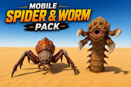 Mobile Spider & Worm Pack