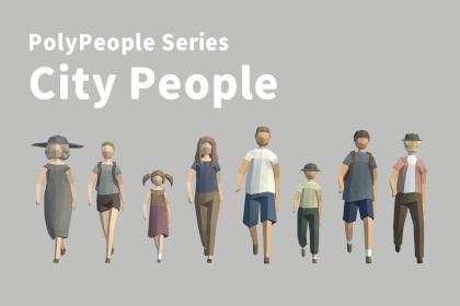 PolyPeople Series - City People