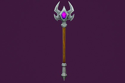 Staff - Game Ready Weapon