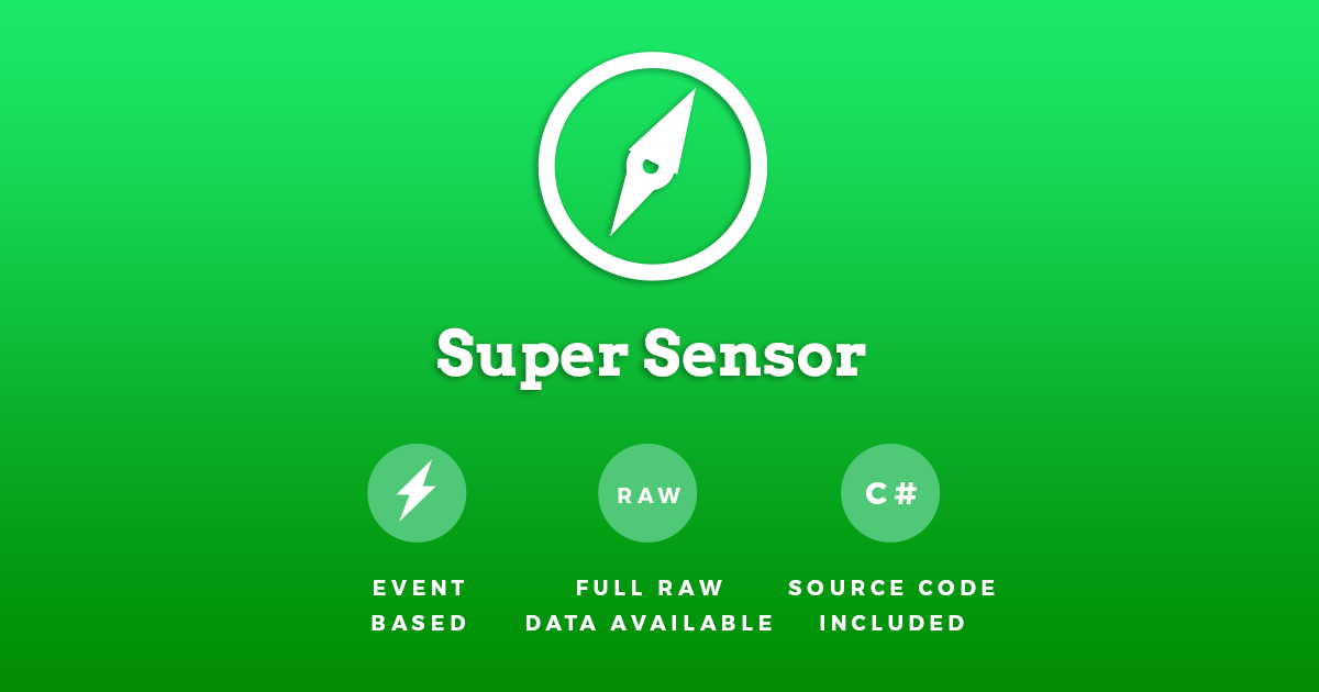 Super Sensor | Integration | Unity Asset Store