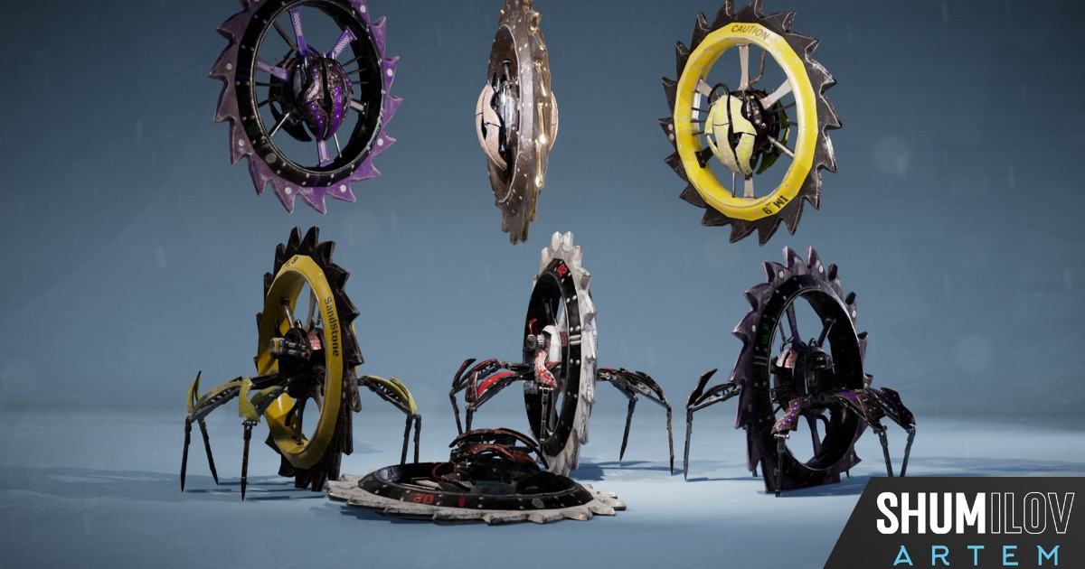 MechWheel01 | 3D Characters | Unity Asset Store