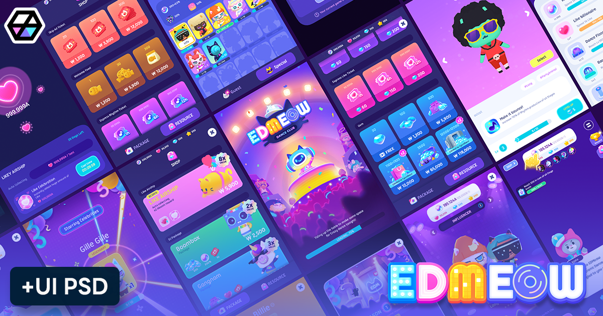 GUI - Neon2(+PSD) | 2D GUI | Unity Asset Store