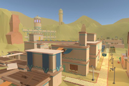 Low Poly Desert City