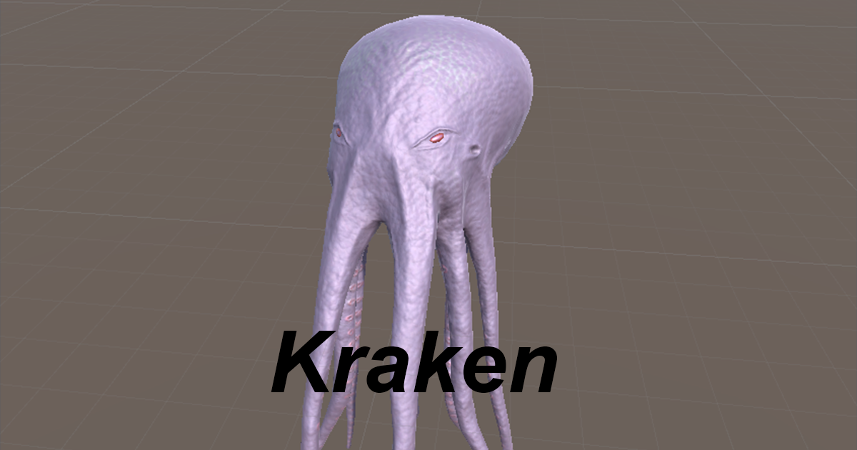 Octopus Body Unity Vrchat Kraken (octopus) | 3D Animals | Unity Asset Store