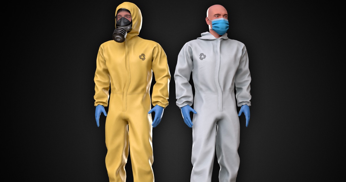 Protective Character Man in Protective Suit | Characters | Unity Asset Store
