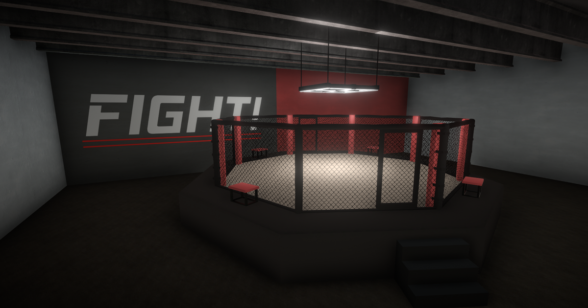 Octagon Fighting Ring 3D Props Unity Asset Store