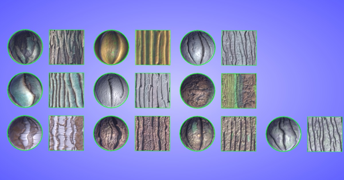 FREE 4K PBR Materials: 10 bark materials | 2D Nature | Unity Asset Store
