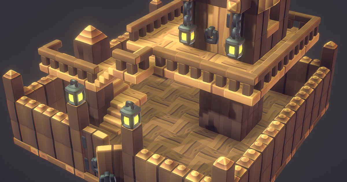 Cube World Wood Blocks - Proto Series | 3D Environments | Unity Asset Store