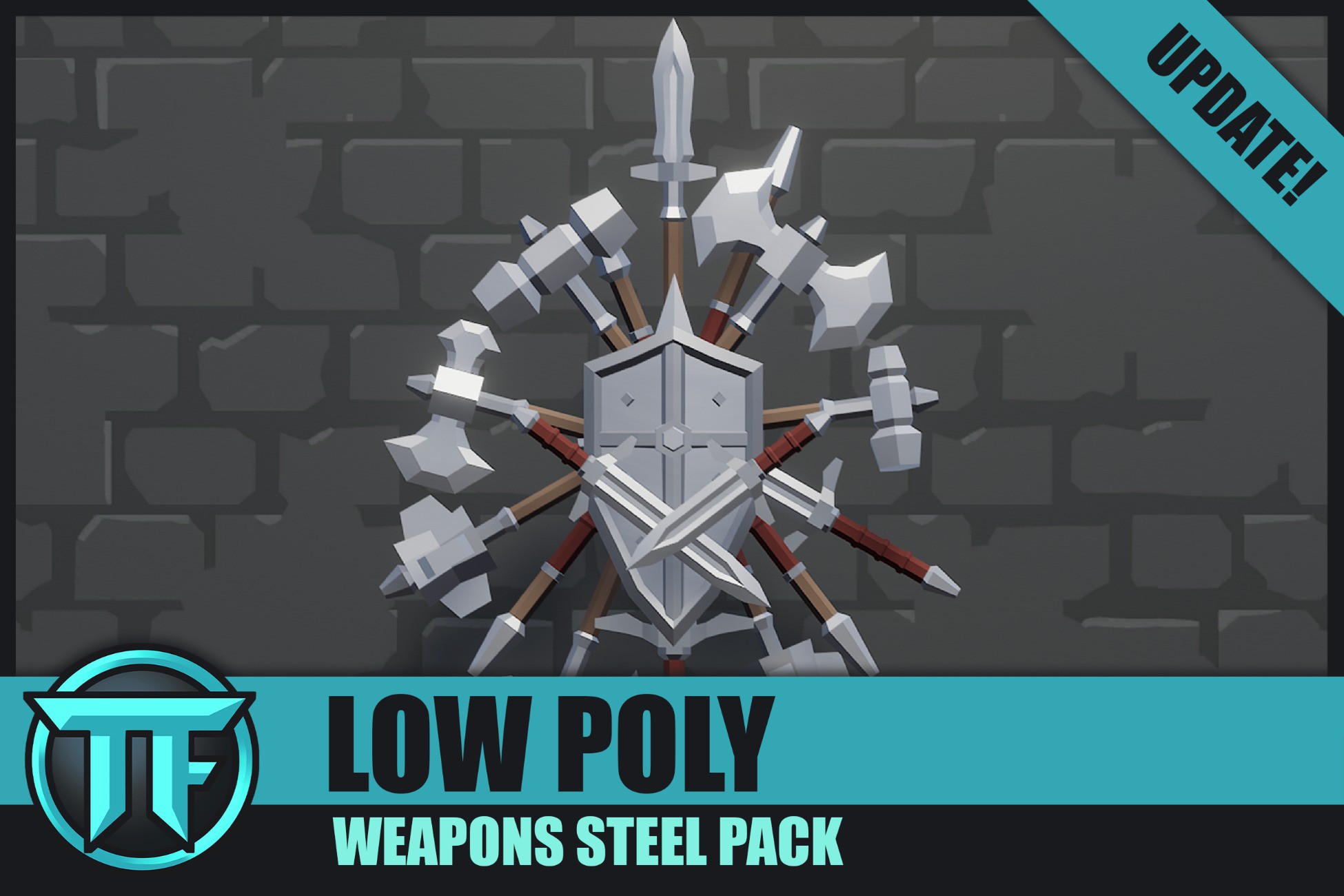 LOW POLY - Weapons Steel Pack | 3D 武器 | Unity Asset Store