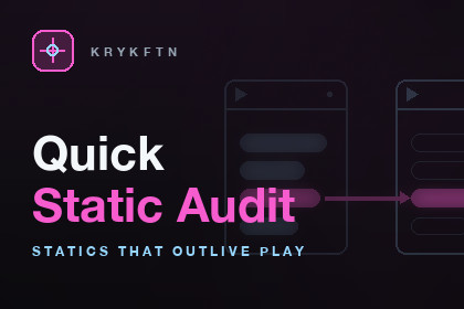 Quick Static Audit