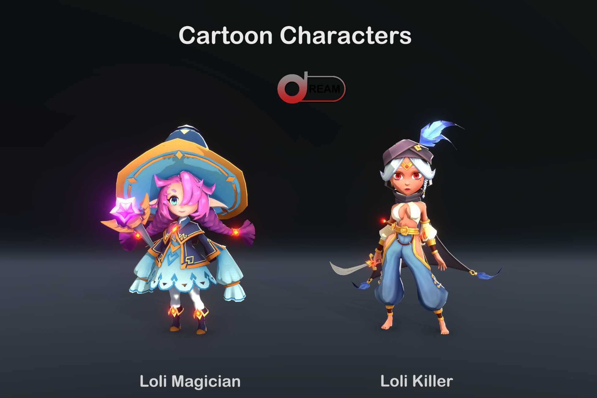 Cartoon Characters Pack7 | Characters | Unity Asset Store