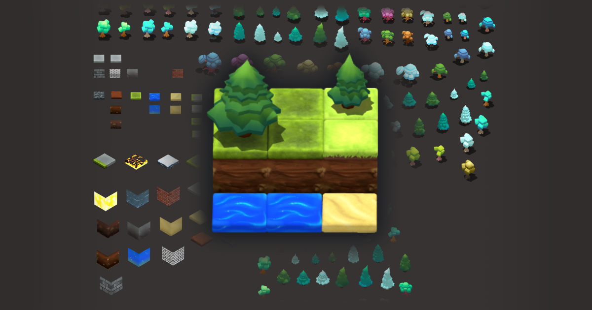 Environment Sprite Pack + TopDown Tileset | 2D Environments | Unity ...
