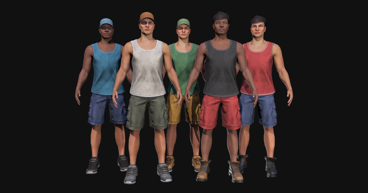 Men In Unity Graphics Male 3 | Characters | Unity Asset Store