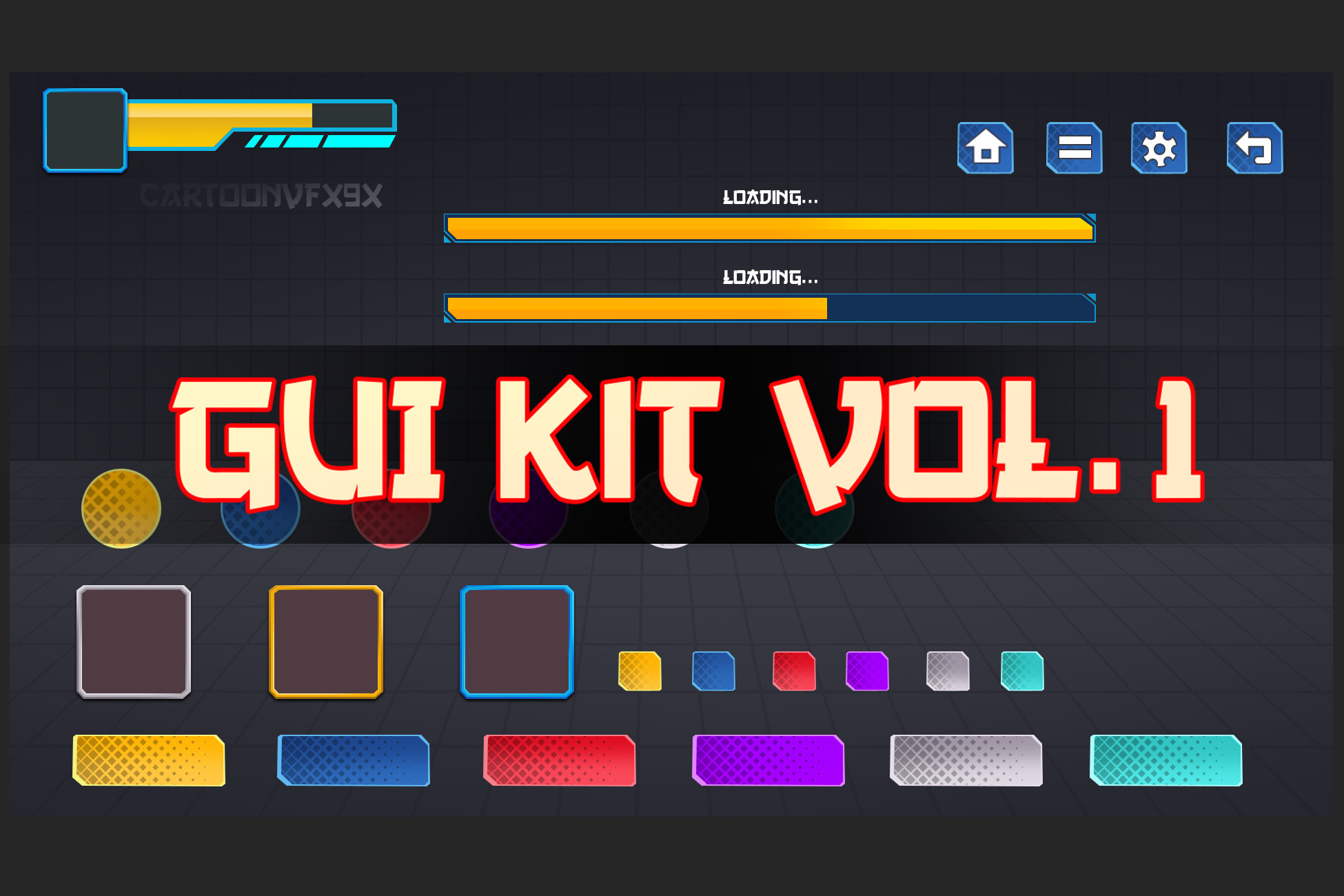 GUI Kit - Galaxy Theme | 2D GUI | Unity Asset Store