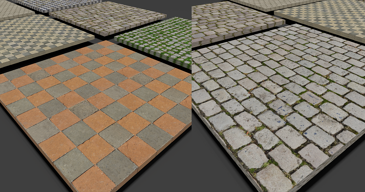 Floor materials pack v.1 | 2D Floors | Unity Asset Store