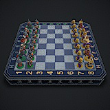 Chess game ready 3d model