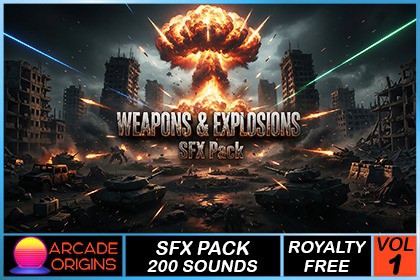 Weapons & Explosions SFX Pack - Vol. 1