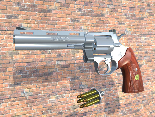 colt python HD | 3D Weapons | Unity Asset Store