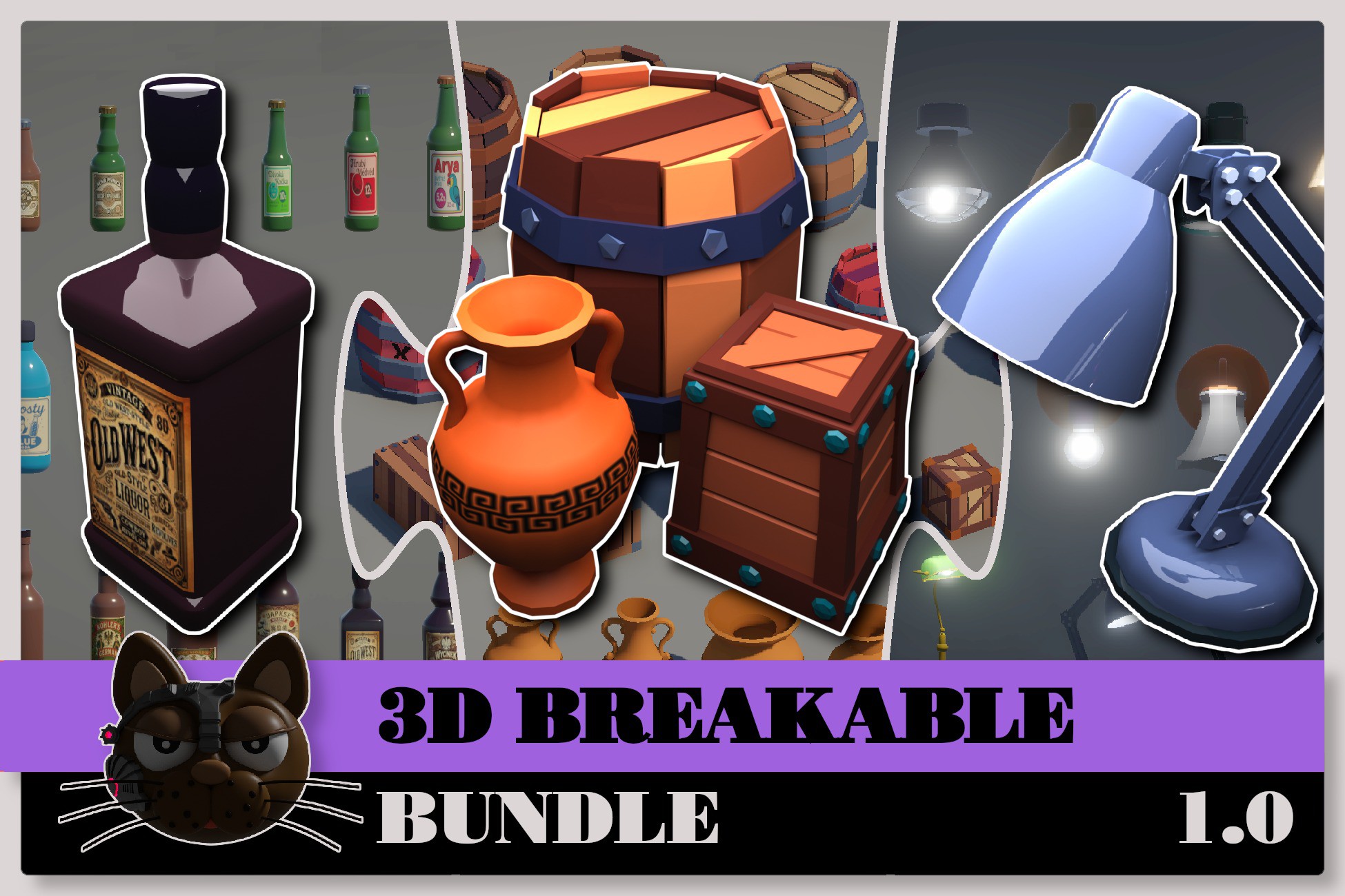 3D Breakables Bundle | 3D Props | Unity Asset Store