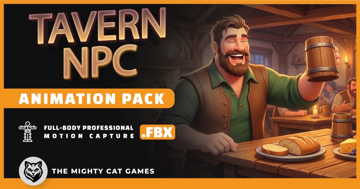 Tavern NPC Animation Pack | 3D Animations | Unity Asset Store