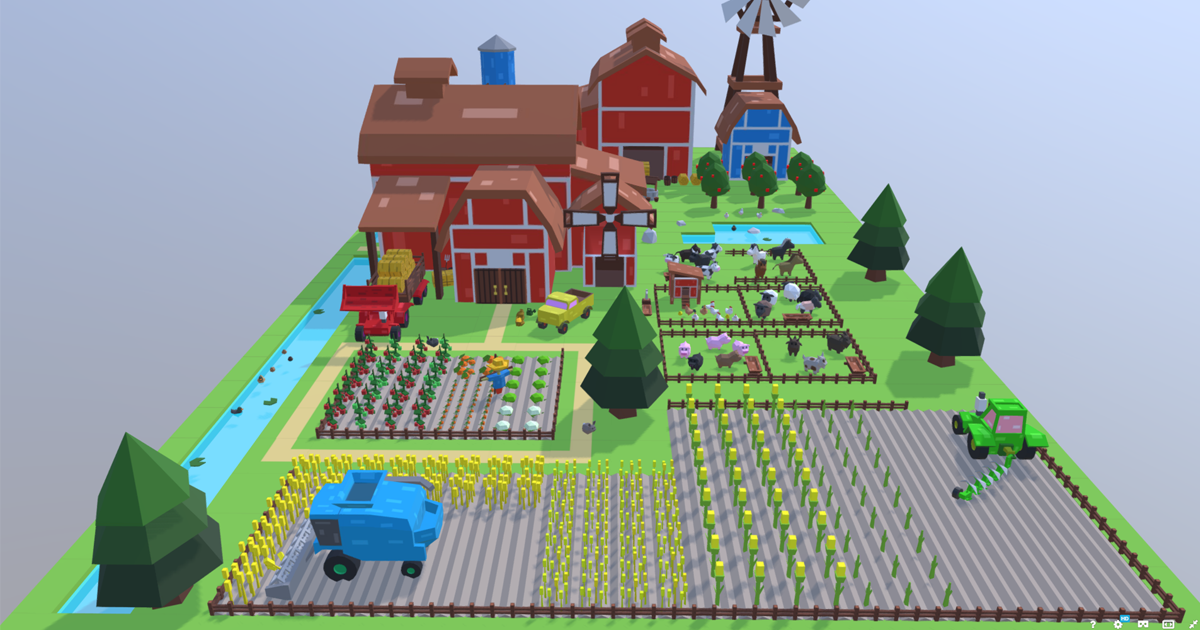 Unity Farm Asset Low Poly Farm Assets and Animals | 3D Environments | Unity Asset Store