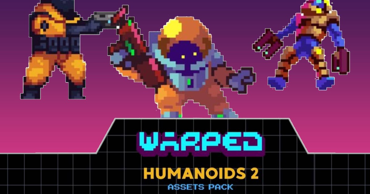 Warped Humanoid Enemies 2 | 2D Characters | Unity Asset Store