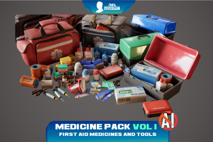 Medicine Pack - Vol 1 - PBR Game Ready