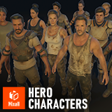 Hero Characters - Post-Apocalyptic Survivors