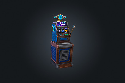 Slot Machine V2 – Casino Gambling | Game Ready PBR | Built-In & URP Compatible