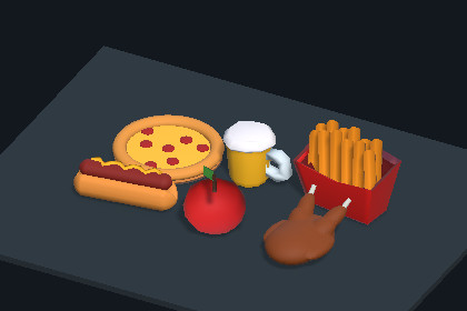 Complete Low Poly Food Bundle