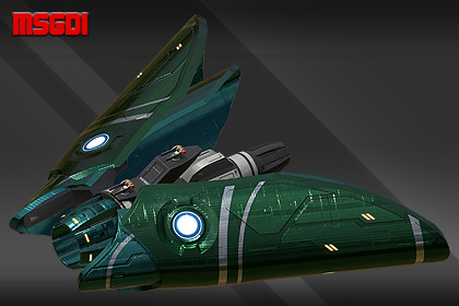 Spaceship Alien Ankla Cruiser