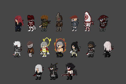 2D Pixel Character Pack – Attacker Class
