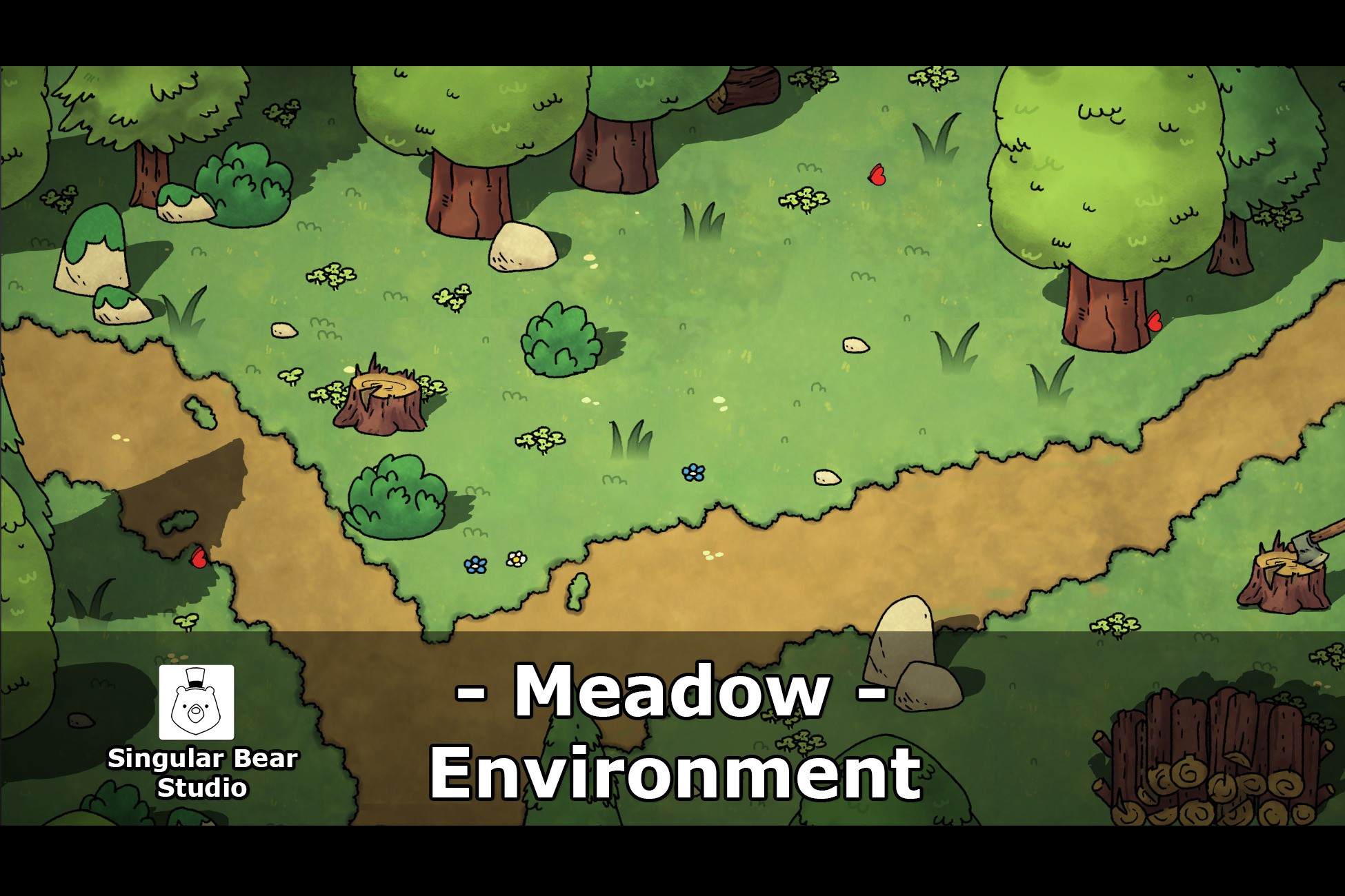 2D Environment - Meadow | 2D Environments | Unity Asset Store