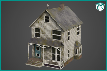 Old Dusty Vintage House 01 URP HDRP Textures